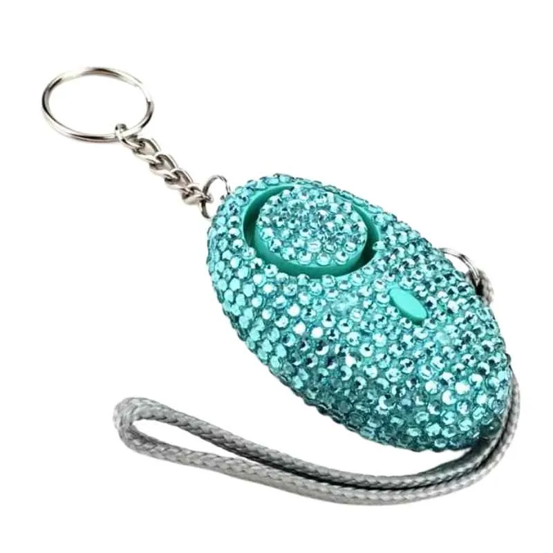 Bling Beacon Rhinestone Panic Alarm Keychain