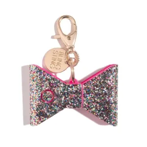 Bling Bow Panic Alarm Personal Safety Flashlight Key Chain