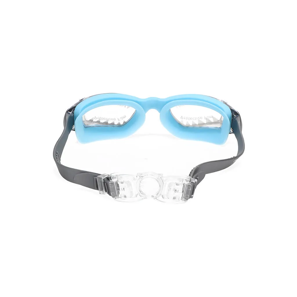 Bling2O Swim Goggles Jawsome Baby Blue Tip