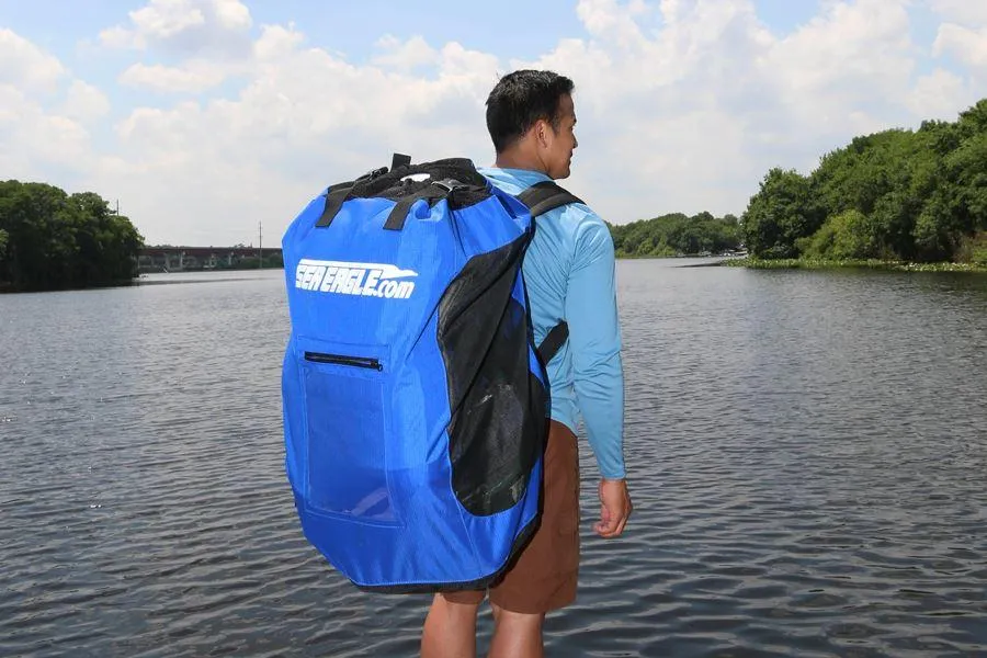 Blue Backpack for SUP kayaks, MM boats
