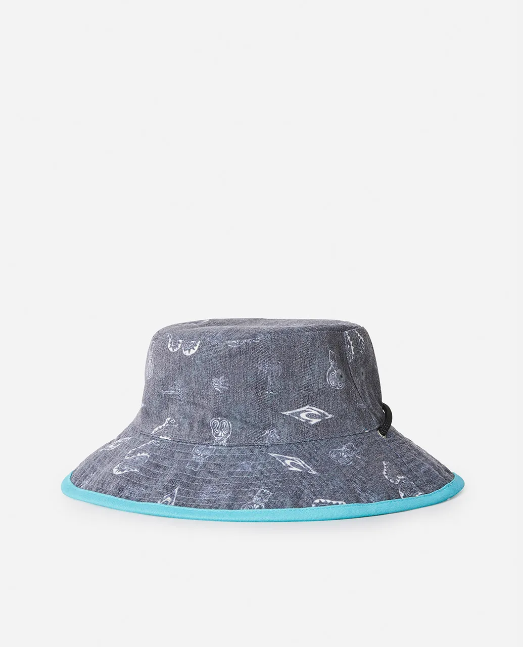 Boys Revo Wide Brim Hat in Aqua