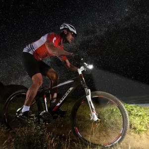 Bright LED Bike Light with Rechargeable Battery