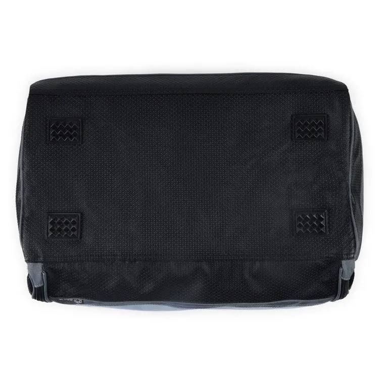 Buccaneer Portable Charcoal Grill and Cooler Tote, Black with Gray and Silver