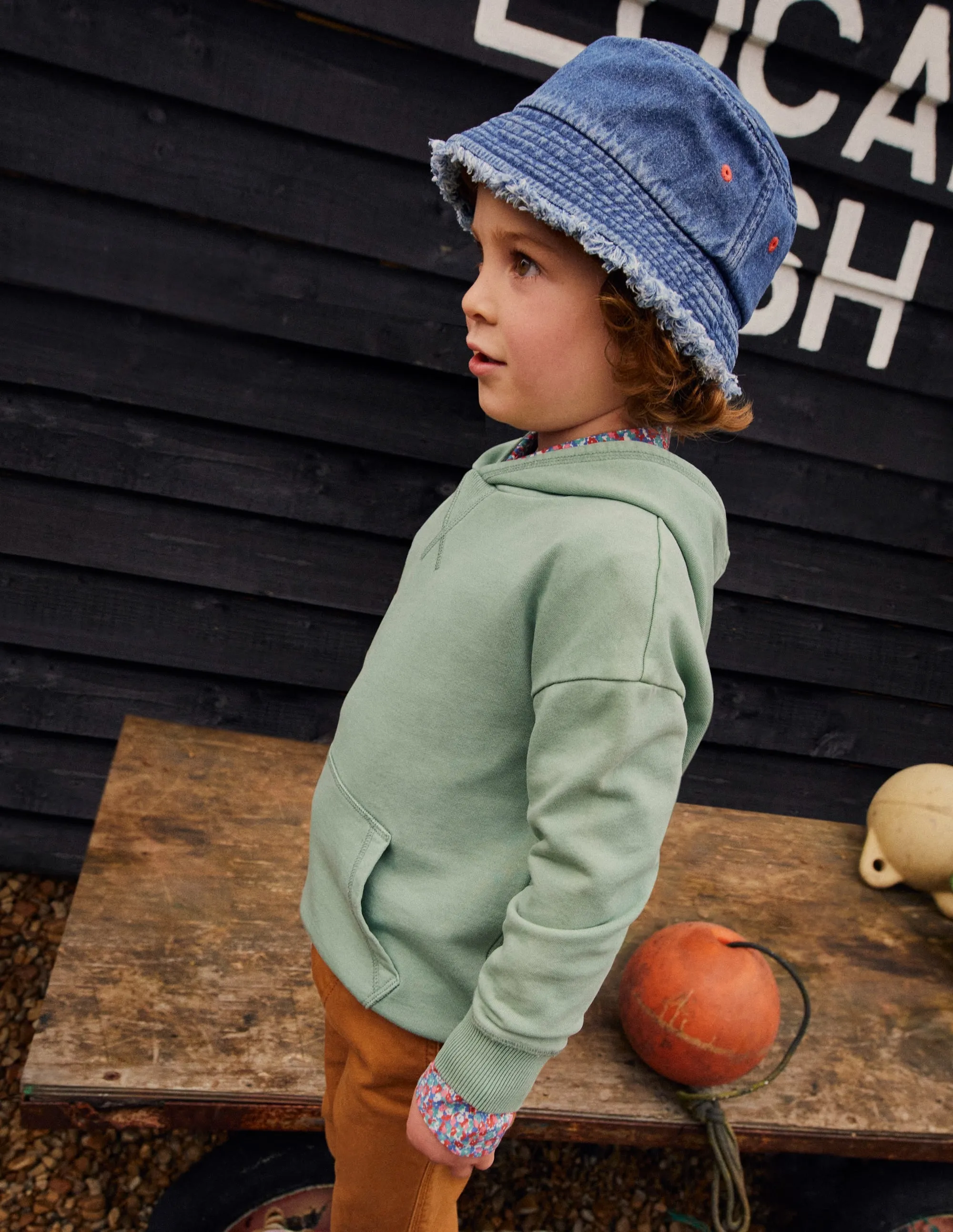 Bucket Hat-Mid Denim