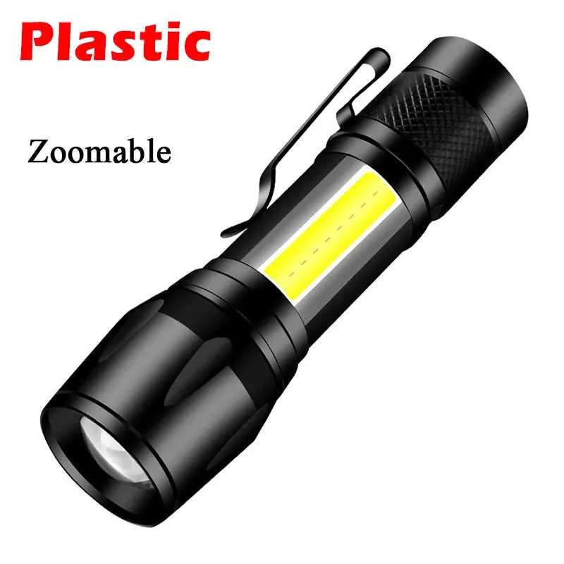 Built In Battery XP-G Q5 LED Zoom Focus Mini Led Flashlight Torch Lamp Torch Lantern Adjustable Penlight Waterproof Flashlamp