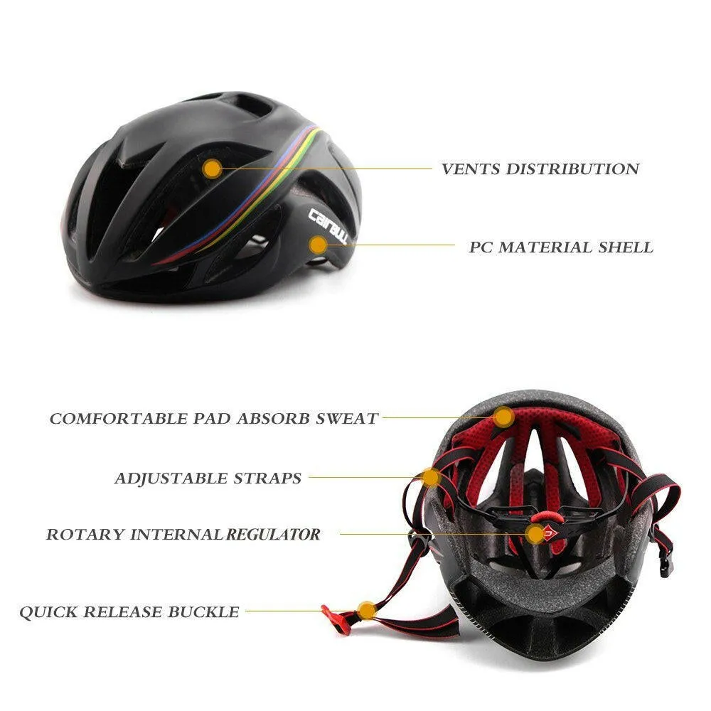 CAIRBULL Bicycle Helmet Ultralight EPS PC Cover MTB Road Bike Helmet Integrally Mold Cycling Helmet Cycling Safety Helmet