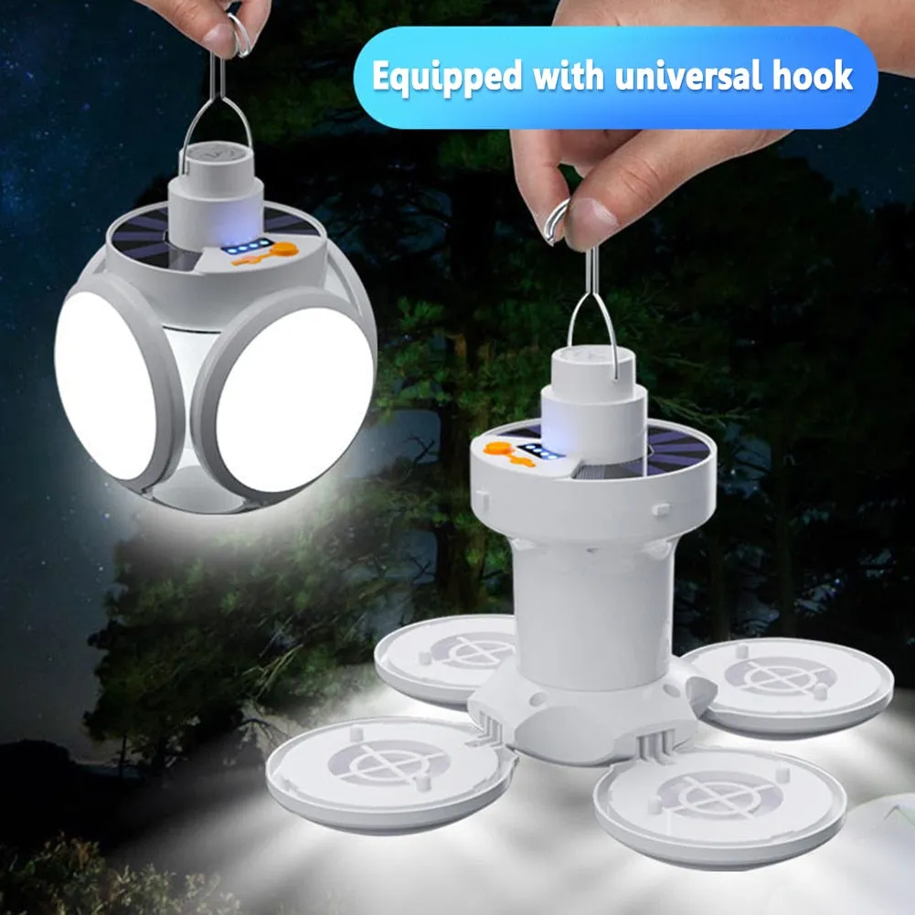 Camping Folding Ball Solar LED Lamp