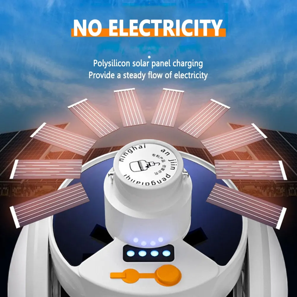 Camping Folding Ball Solar LED Lamp