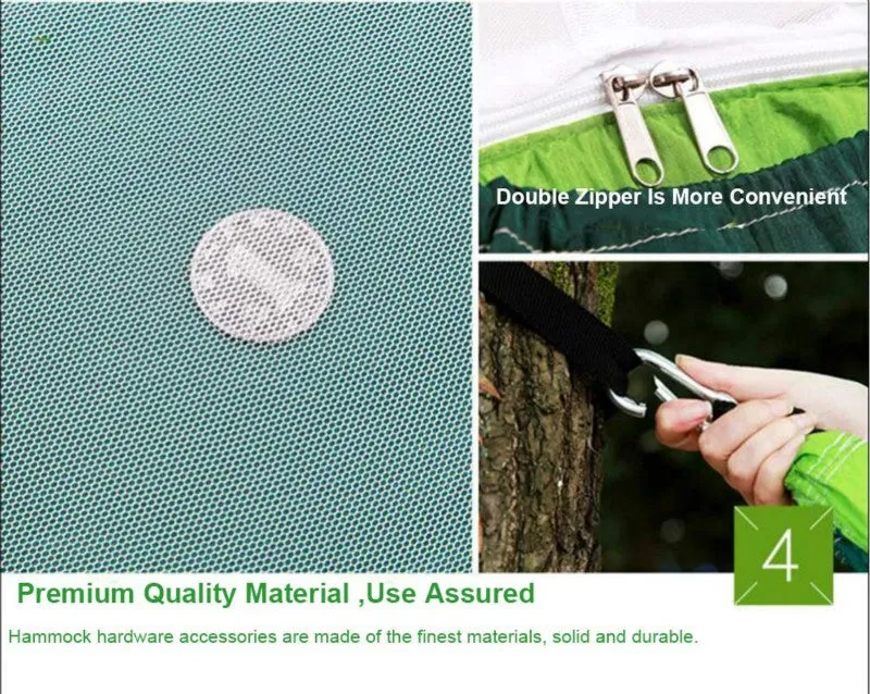 Camping Hammock with Mosquito Net and Rainfly Tarp