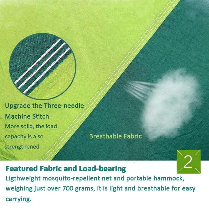 Camping Hammock with Mosquito Net and Rainfly Tarp