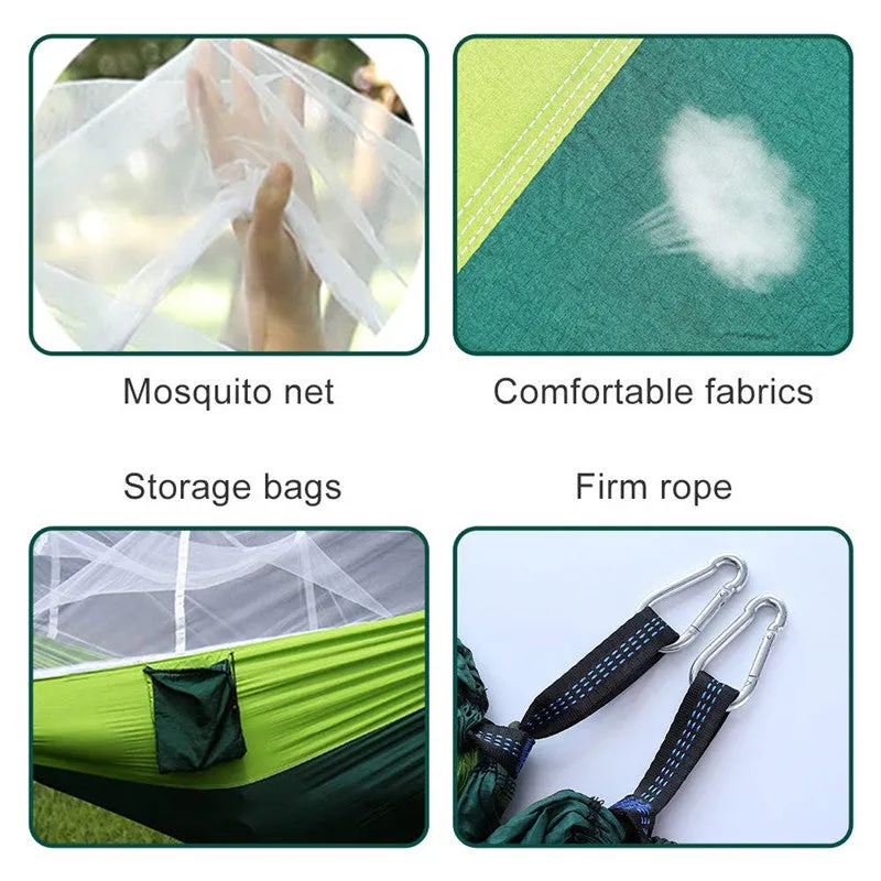 Camping Hammock with Mosquito Net and Rainfly Tarp