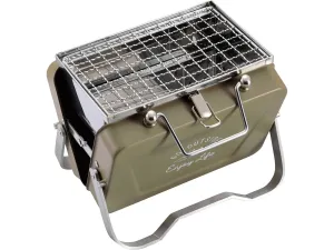 Captain Stag - Tabletop BBQ Grill V Type - Khaki (Small)