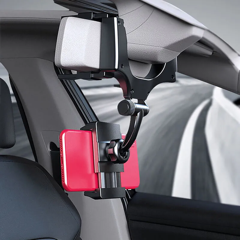 Car Rear View Mirror Phone Holder Universal Auto Car Navigation Bracket