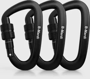 Carabiner Clips Heavy Duty 12Kn (2697 Lbs)