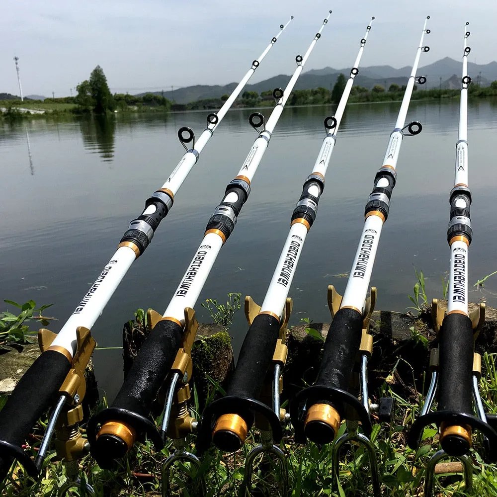 Carp Fishing Rod feeder Hard FRP Carbon Fiber Telescopic Fishing Rod fishing pole