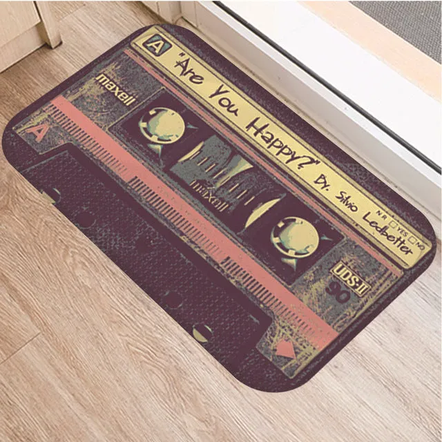 Cassette Tape Mats Anti Slip Floor Carpet