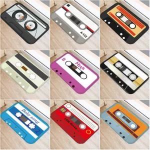 Cassette Tape Mats Anti Slip Floor Carpet