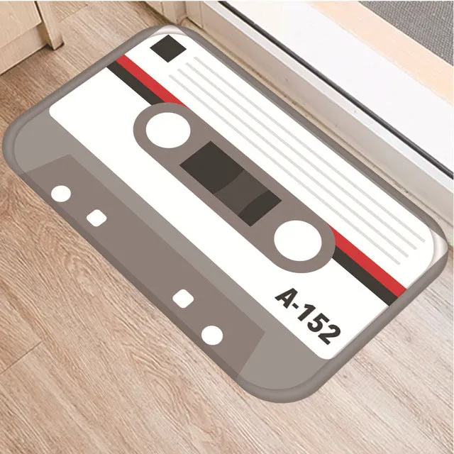 Cassette Tape Mats Anti Slip Floor Carpet