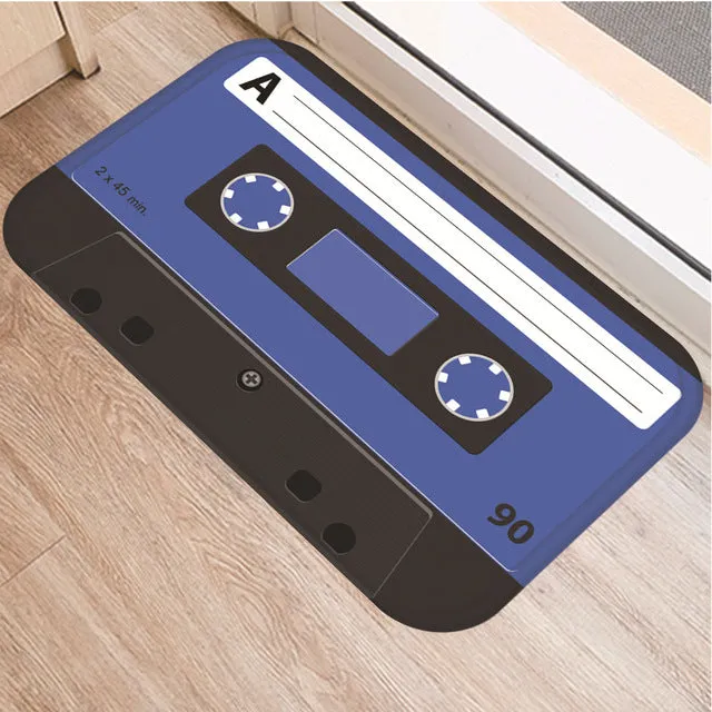 Cassette Tape Mats Anti Slip Floor Carpet
