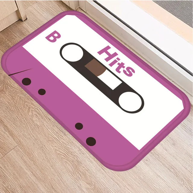 Cassette Tape Mats Anti Slip Floor Carpet