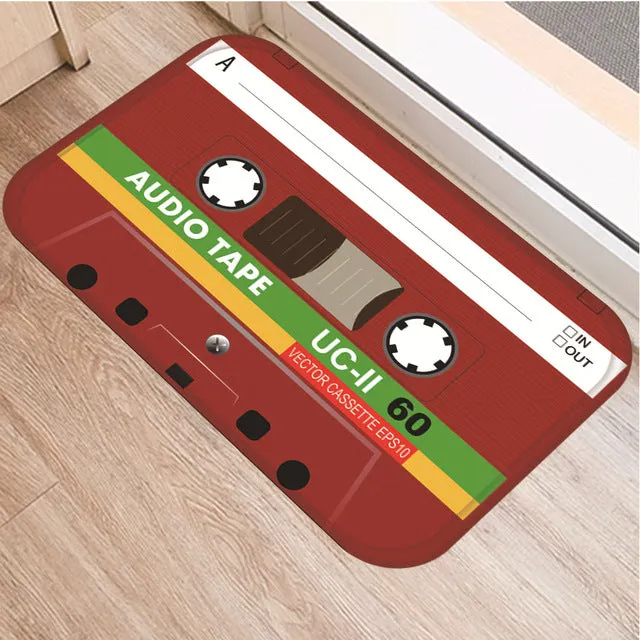Cassette Tape Mats Anti Slip Floor Carpet