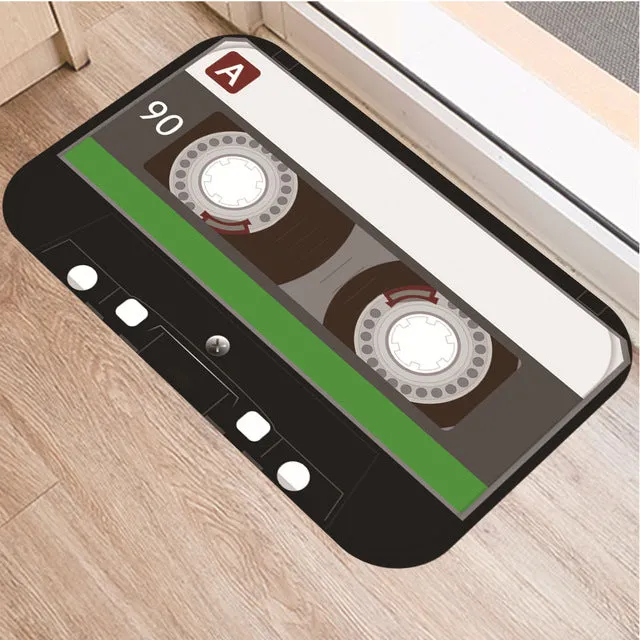 Cassette Tape Mats Anti Slip Floor Carpet