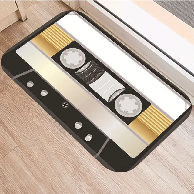 Cassette Tape Mats Anti Slip Floor Carpet