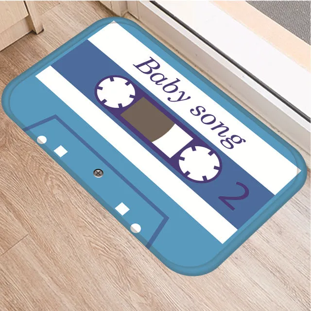 Cassette Tape Mats Anti Slip Floor Carpet