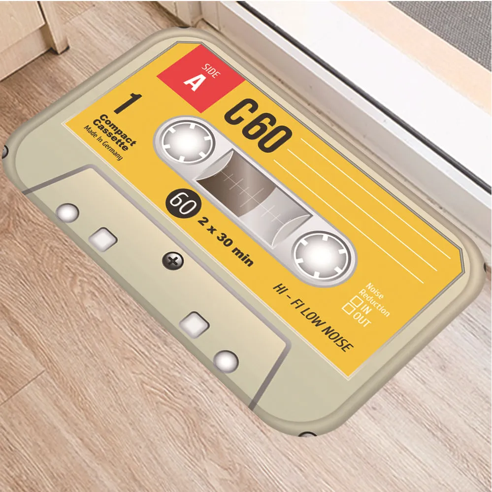 Cassette Tape Mats Anti Slip Floor Carpet