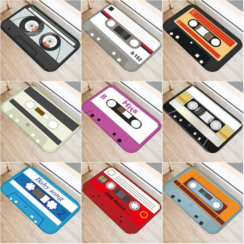 Cassette Tape Mats Anti Slip Floor Carpet