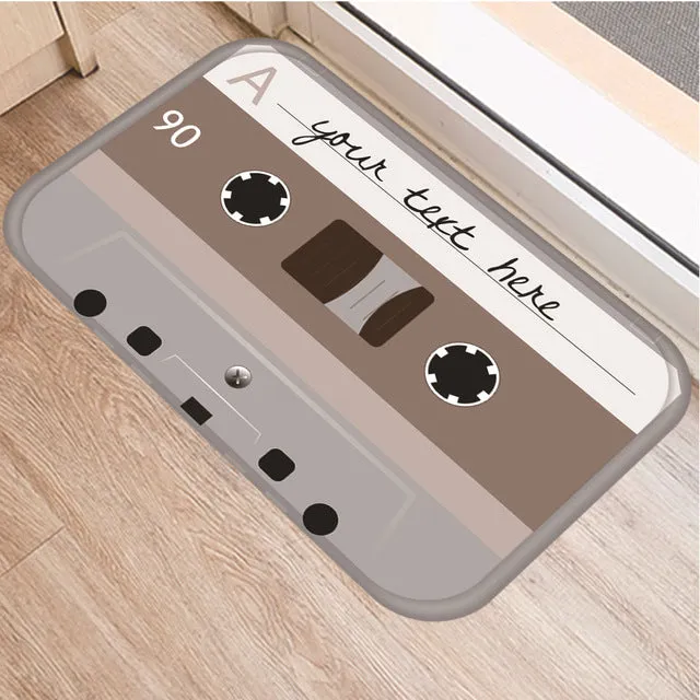 Cassette Tape Mats Anti Slip Floor Carpet