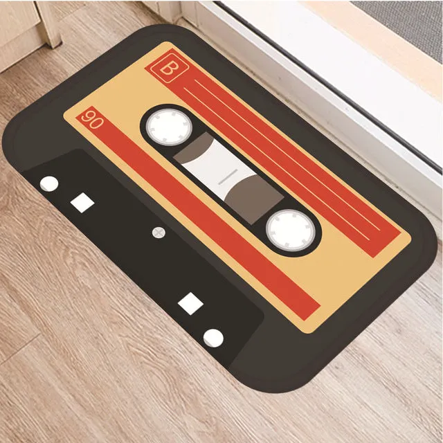 Cassette Tape Mats Anti Slip Floor Carpet