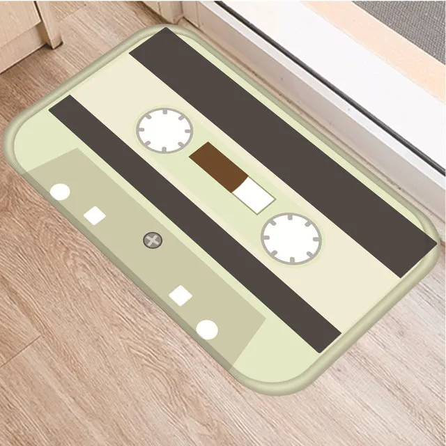 Cassette Tape Mats Anti Slip Floor Carpet