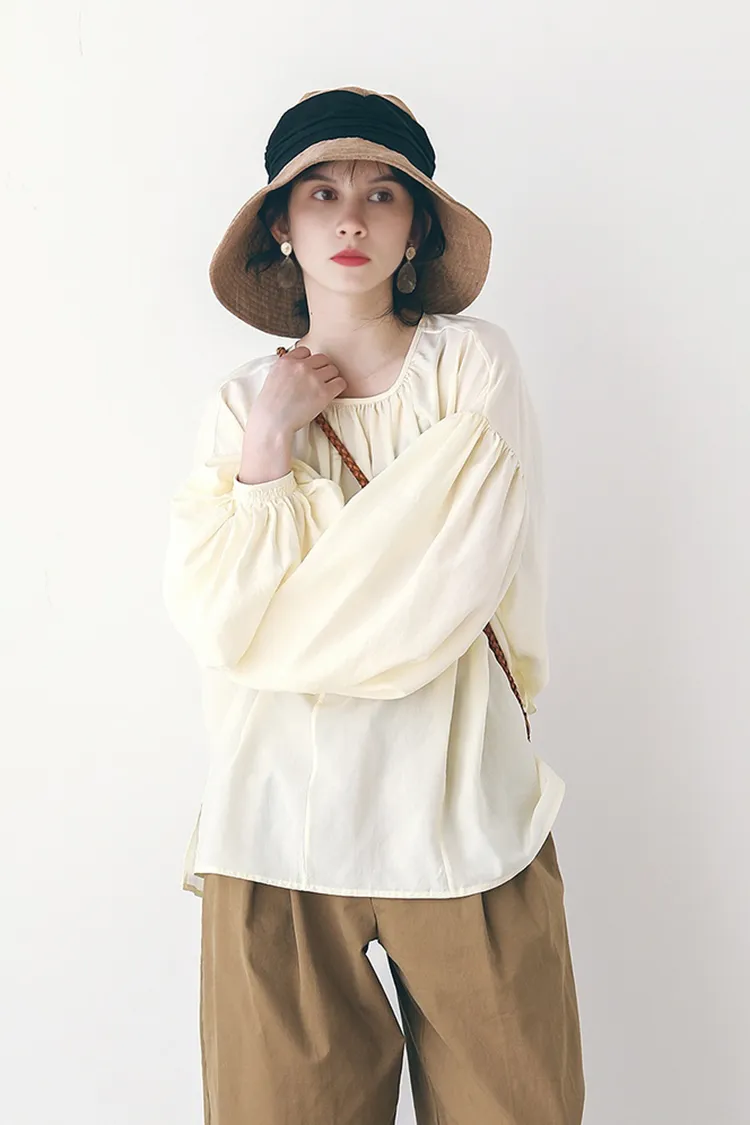 Casual Linen Wide Brim Sun Hat