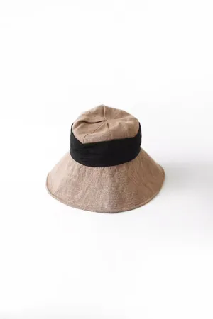 Casual Linen Wide Brim Sun Hat