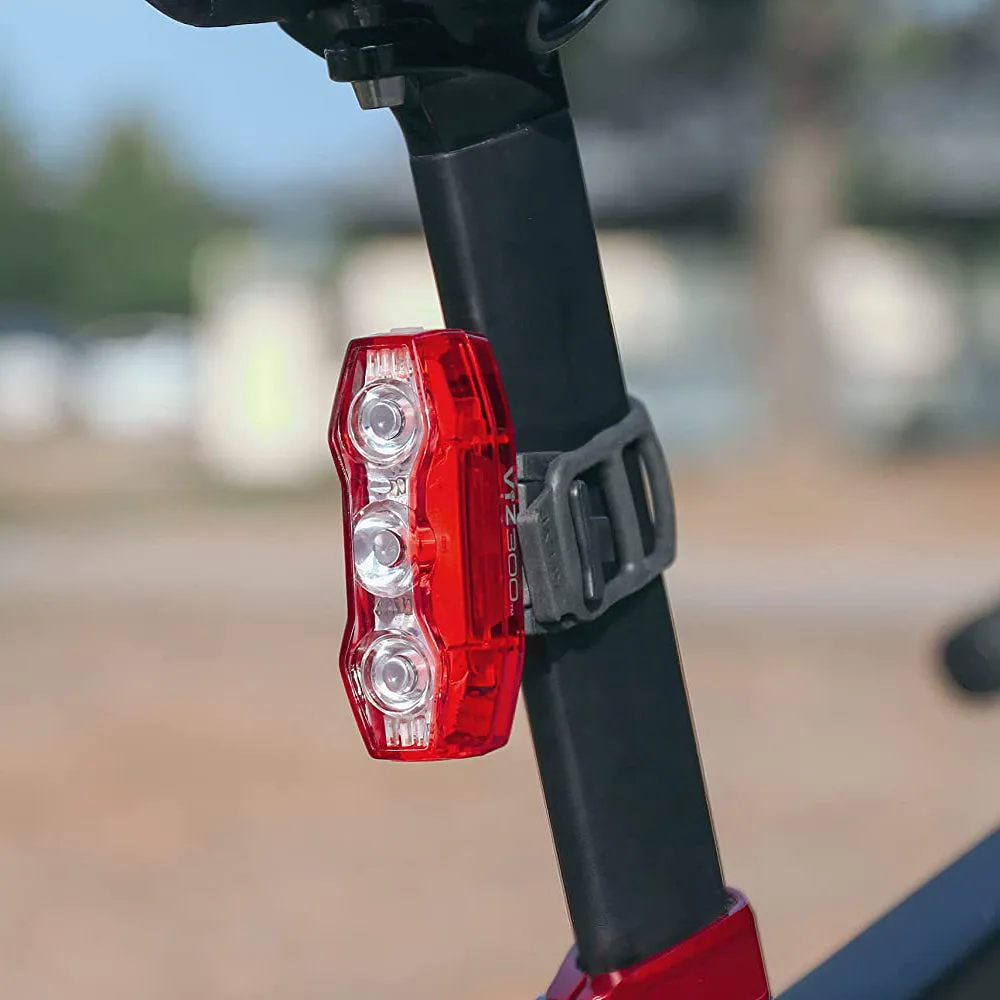 CatEye Headlight and Rear Light Combo Kit - AMPP800/ViZ300