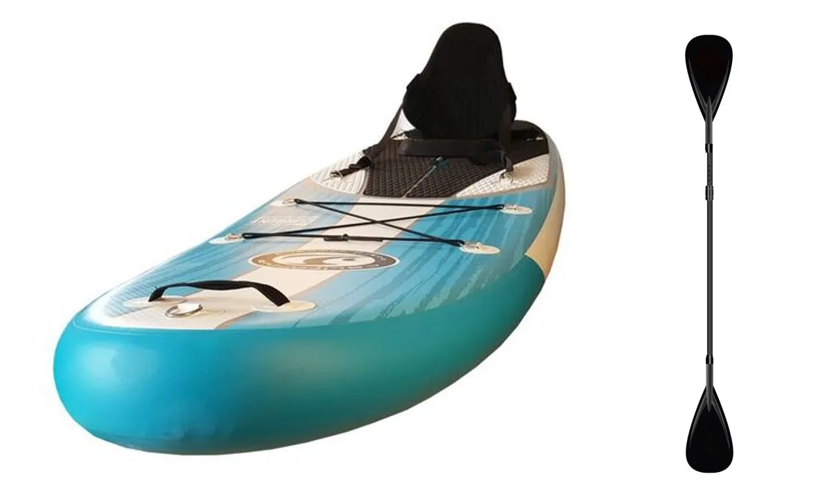CBC 11' CURRENT Crossover I-SUP Package w/ Seat & Kayak Paddle