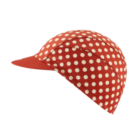 Chapeau! Lightweight Polka Dot Cap - Devon Red