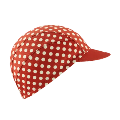Chapeau! Lightweight Polka Dot Cap - Devon Red
