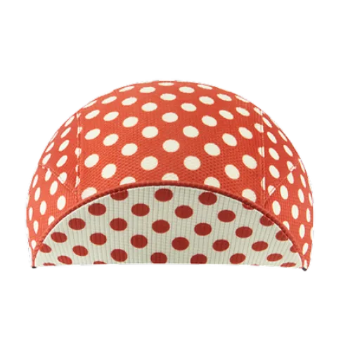 Chapeau! Lightweight Polka Dot Cap - Devon Red