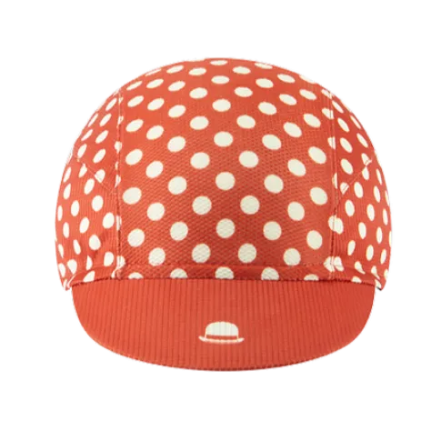 Chapeau! Lightweight Polka Dot Cap - Devon Red
