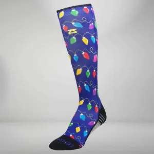 Christmas Lights Compression Socks (Knee-High)
