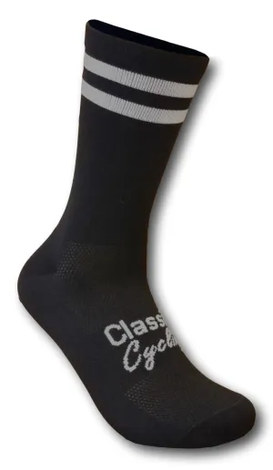 Classic Cycling Equipe Socks - Black White