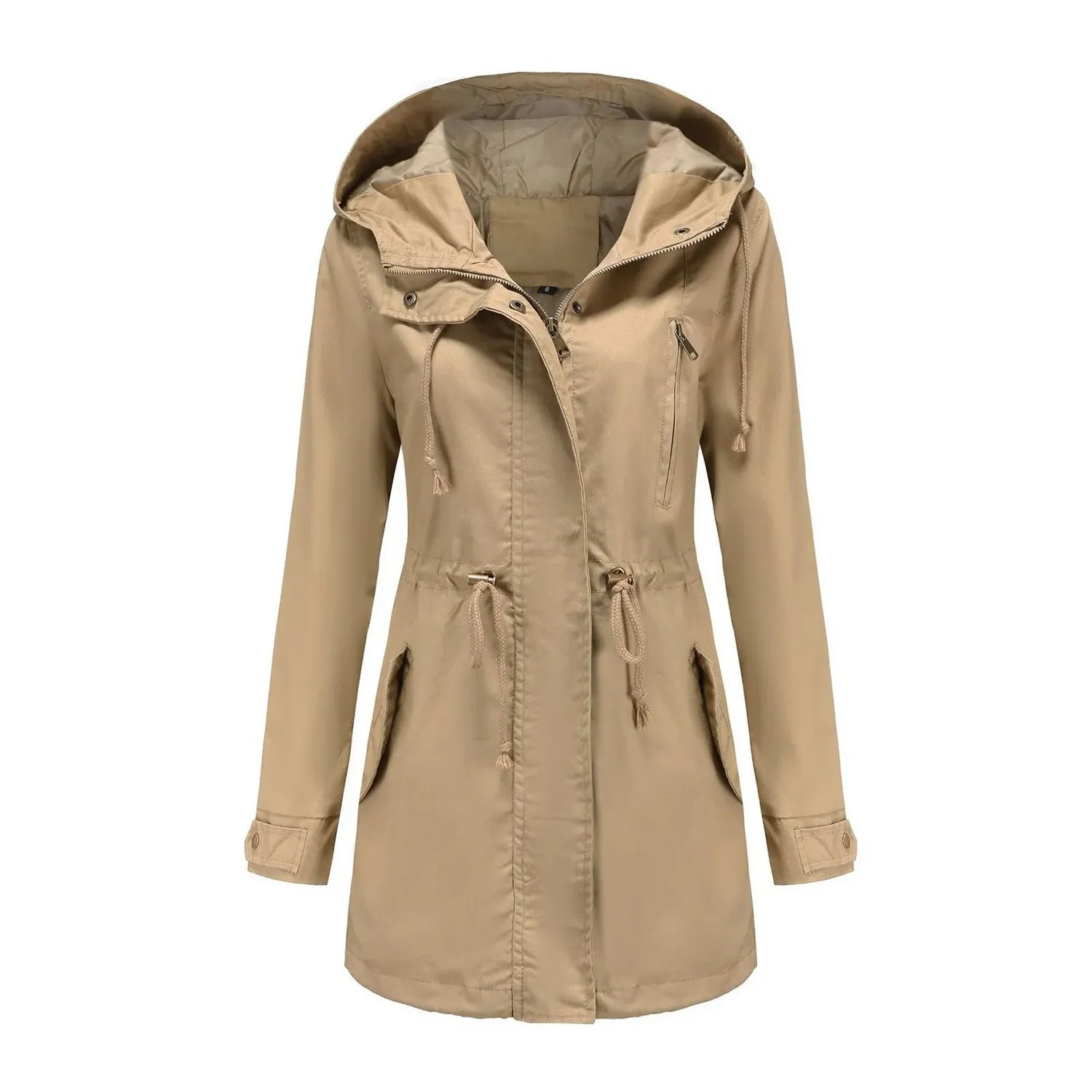 Classic Elegant Waterproof Outdoor Rain Jacket for Women | Perfect for Outdoor Activities