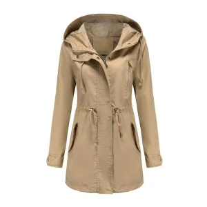 Classic Elegant Waterproof Outdoor Rain Jacket for Women | Perfect for Outdoor Activities