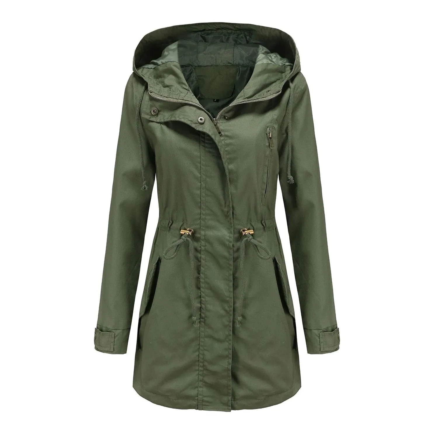 Classic Elegant Waterproof Outdoor Rain Jacket for Women | Perfect for Outdoor Activities