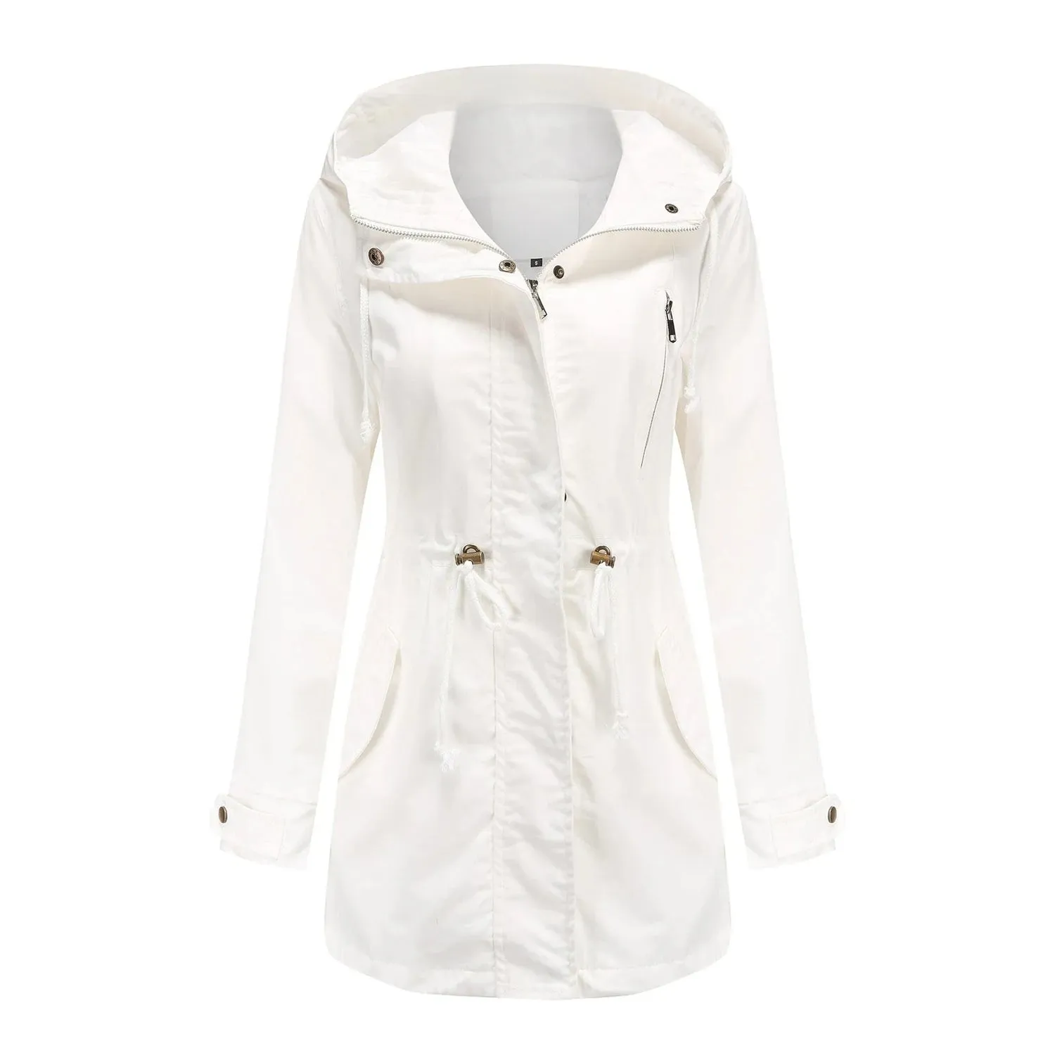 Classic Elegant Waterproof Outdoor Rain Jacket for Women | Perfect for Outdoor Activities