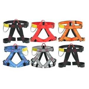 Climbing Harness, Protect Waist Harness, Half Body Harness for Mountaineering