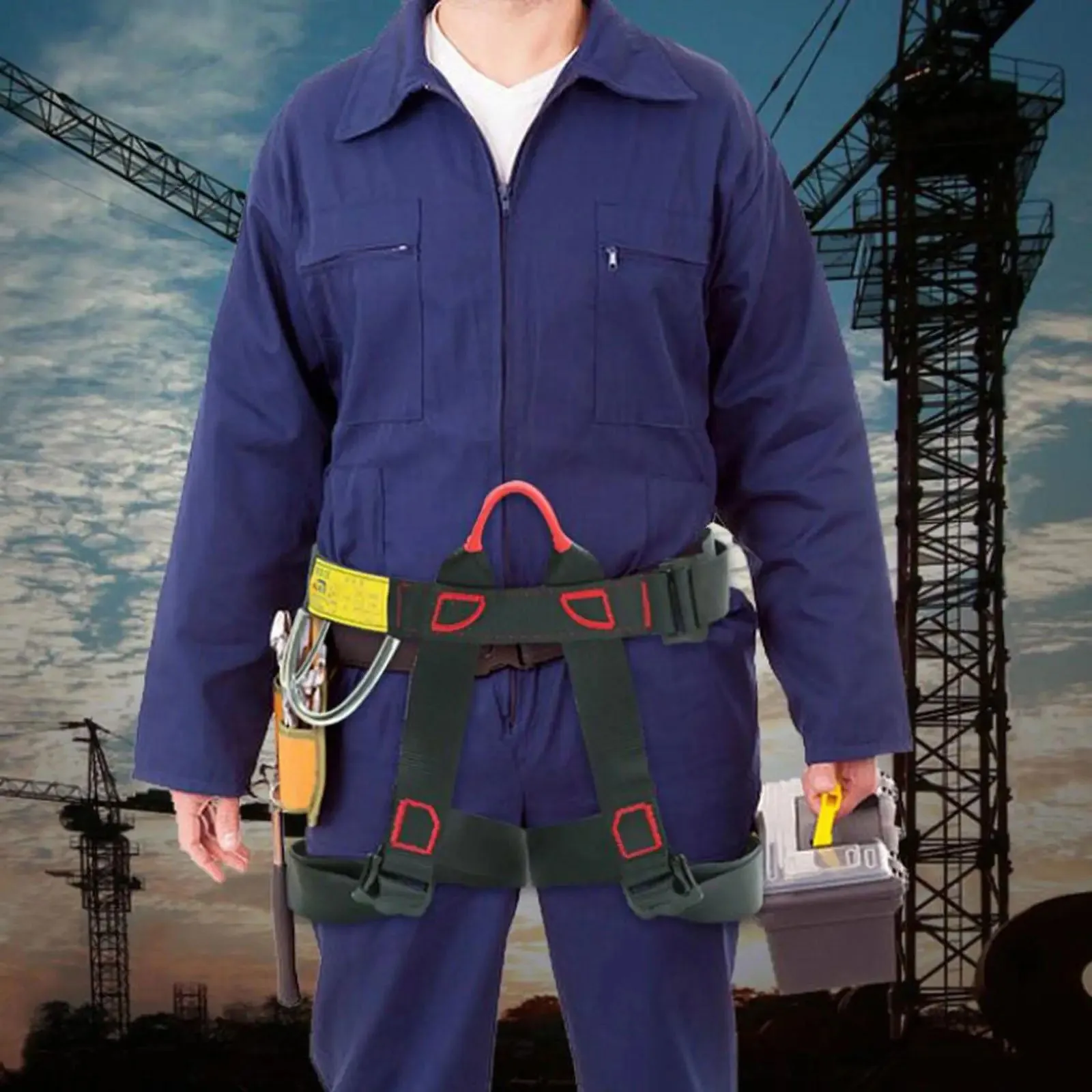 Climbing Harness, Protect Waist Harness, Half Body Harness for Mountaineering