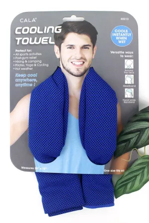 Cobalt Blue Cooling Towel